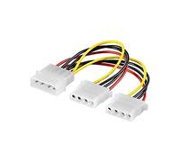 Goobay Câble adaptateur électrique 50684 Y 5,25" 1 x mâle vers 2 x femelle