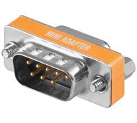 Goobay 50687 changeur de genre de câble D-Sub/RS-232 Argent