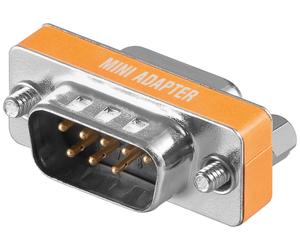 Goobay 50687 changeur de genre de câble D-Sub/RS-232 Argent