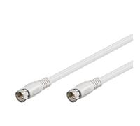 Goobay 50739 Câble de Connexion SAT (80 dB), Double Blindage, 5m Longueur