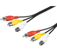 Goobay Câble audio-vidéo 50770 – 3 x Cinch (RCA) – 10 m