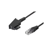 Goobay DSL Câble de raccordement [1x RJ45 mâle - 1x TAE F mâle] 3.00 m noir