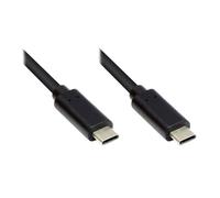 goobay 51243 Sync and Charge Cable, USB-C, 5V, 3A, Black, 2 m