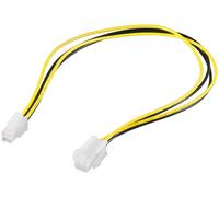 Goobay 51359 Câble d'alimentation PC Rallonge ATX12 P4, 4 broches, 0.4 m - P4 mâle > P4 femelle