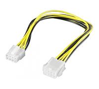Wentronic Cak S-12 PCI Express EPS 8-Pin Power 0.28M Jaune cble Électrique - Cables électriques (Jaune, 0, 28 M)