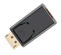 Goobay 51719 Adaptateur DisplayPort/HDMI 1.1, Doré, Noir