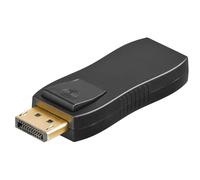 Goobay 51719 Adaptateur DisplayPort/HDMI™ 1.1, doré, noir - DisplayPort mâle > HDMI™ femelle (type A)
