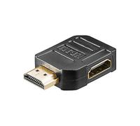 Goobay 51725 Adaptateur HDMI, Doré, Noir