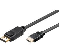 Goobay 51957 Câble adaptateur DisplayPort vers HDMI™ 1.2, 2 m - DisplayPort mâle > HDMI™ mâle (type A)