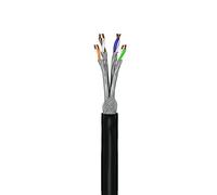 Goobay Câble Ethernet 52769 Cat7 S/FTP double blindé extérieur 305 m noir