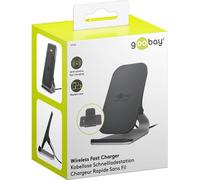 Goobay 52955 Chargeur rapide de table sans fil 10 W, adapté aux smartphones et appareils avec norme Qi