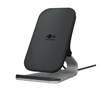 Goobay 52955 Wireless Charger 10W Qi Station de Charge Support de téléphone Portable/Chargeur de Table sans Fil/Station de Charge inductive Support de téléphone Portable Chargeur à Induction