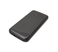 goobay 53935 Powerbank Slimline 10.000 mAh/Batterie externe/Power Bank pour Smartphone & Tablet/Chargeur Powerpack avec 2 ports USB-A/Compatible avec iPhone,iPad & Android, Noir, Compact