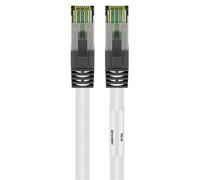 Goobay 55124 câble de réseau Blanc 1 m Cat8.1 S/FTP (S-STP)