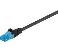 Goobay 55412 câble de réseau Noir 10 m Cat6a U/UTP (UTP)