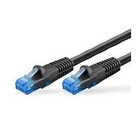 goobay 55437 Câbles Ethernet, Câble de Réseau Noir 50 m Cat6 UUTP (UTP)