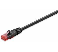 Goobay 55438 Câble patch CAT 6 Outdoor, U/UTP, noir, 60 m - Matériau cuivre, gaine extérieure PE