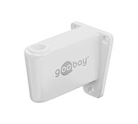 Goobay Support mural 55771 pour lampe-loupe, bras articulé, montage fixe au mur, blanc