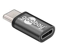 Goobay 56635 Adaptateur USB-C vers USB 2.0 Micro-B, Gris