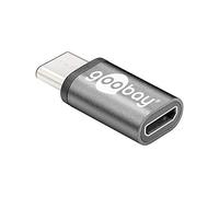 Goobay 56635 Adaptateur USB-C vers USB 2.0 Micro-B, Gris