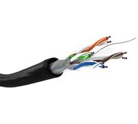 Goobay 57293 câble de réseau Noir 100 m Cat6 U/UTP (UTP)