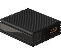 goobay 58477 Extracteur audio HDMI 4K@60 Hz (Ultra HD 2160p) / Convertisseur audio Hdmi/HDMI vers HDMI/Pour vidéoprojecteur, barre son avec lecteur Blue ray, système Hi-Fi, TV et PS5, Xbox