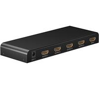 goobay 58482 HDMI Splitter 1 in 4 Out / 4K à 30Hz (2160p) Distributeur HDMI/Commutateur HDMI 1.4 pour Quatre moniteurs à 60Hz à 1080p