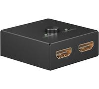 Goobay Commutateur HDMI 58486 - 2-en-1 4K@60Hz HDMI 2.0 pour PS4/PS5, portables/moniteurs