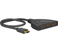 Goobay 58488 HDMI Splitter 3 in 1 Out / 4K to 60Hz (2160p) HDMI Splitter/HDMI 2.