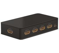 goobay 58489 Commutateur HDMI 4 sur 1 / Distributeur HDMI supporte des résolutions jusqu'à 4K@60Hz / Connexion de 4x appareils source HDMI à 1x appareil de sortie HDMI comme,TV,PS5,Xbox