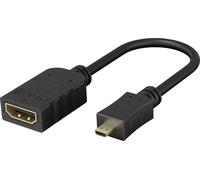 Goobay 58683 Adaptateur Micro HDMI™ / HDMI™ Micro mâle HDMI™ (type D) > HDMI™ femelle (type A)