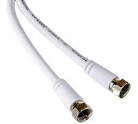 Goobay 58815 Câble d’antenne SAT (classe A+ >95 dB) 3x blindé - Fiche F > Fiche F (blindée à 100%)
