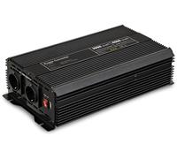 Goobay 58895 Convertisseur de tension 24V / 2000 W, noir - Convertit 24 V DC en 230 V AC