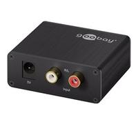 Goobay 58966 Convertisseur audio analogique/numérique Noir G