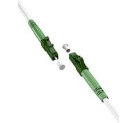 goobay 59589 Câble à fibre optique (FTTH) / monomode (OS2) Simplex/LC APC (8°) mâle vers LC-APC (8°) mâle/Câble à fibre optique / 15 mètres