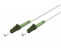 goobay 59591 Câble à fibre optique (FTTH) / monomode (OS2) Simplex/LC APC (8°) mâle sur LC-APC (8°) mâle / 25 mètres de câble à fibre optique