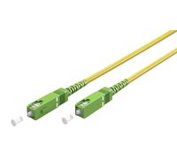 Goobay Câble fibre optique 59637 – monomode (OS2) simplex SC-APC (8°) mâle‑mâle 0,5 m