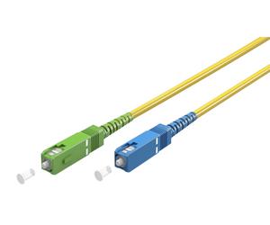 Goobay 59657 câble InfiniBand et à fibres optiques 0,5 m SC FTTH Jaune