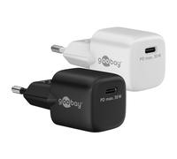Goobay 59715 USB-C™ PD (Power Delivery) chargeur rapide nano (30 W) noir adapté aux appareils avec USB-C™ (Power Delivery) comme par ex. iPhone 12