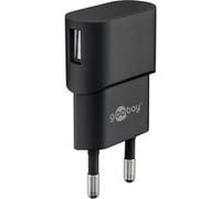 Goobay Chargeur mural universel 44947 5V 1A 1 port USB compatible avec smartphones Noir