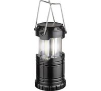 Goobay 60357 Lampe de camping LED High Bright 250, noir-argent - Lampe à tirage au format compact, très claire, blanc froid (6800 K)