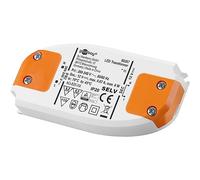 Goobay 60367 Transformateur LED 230V sur 12V - Transformateur LED basse tension pour éclairage LED - charge totale jusqu'à 8 W - 94,5 x 46,2 x 19,5 mm