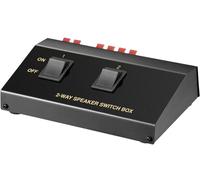 Goobay 60928 2 ports Commutateur pour haut-parleur commutable individuellement