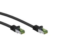 Goobay 61100 Câble De Réseau Noir 20 M Cat8.1 S/ftp (s-stp)