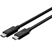 goobay 61716 Câble USB4 Gen 3x2 / USB C vers USB C Câble de Charge Rapide 240W 48V 5A / taux de Transfert de données 40 Gbits/Câble USBC 4.0 certifié / 0,7m