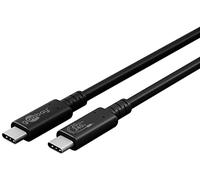 goobay 61718 Câble USB4 Gen 2x2 / USB C vers USB C Câble de charge rapide 240W 48V 5A / Taux de transfert de données 20 Gbits/Câble USBC 4.0 certifié / 2m