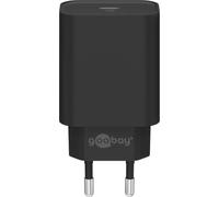 goobay 61742 Chargeur USB-C 45W / Chargeur Rapide PD/Adaptateur Alimentation USB Universel/pour câble de Charge de Samsung S22 S21 iPhone 14 / Chargeur de téléphone Portable/Noir