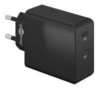 Goobay 61757 chargeur d'appareils mobiles Caméra Numérique, Casques, Téléphone portable, Smartwatch, Tablette Noir Secteur Charge rapide Intérieure