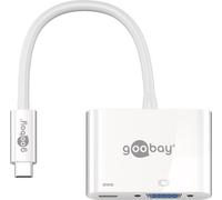 Goobay 62107 station d'accueil Avec fil USB 3.2 Gen 1 (3.1 Gen 1) Type-C Blanc