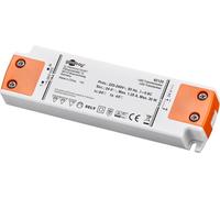 Goobay 62120 Transformateur LED 24 V (DC)/30 W, 30 W - dimmable, 24 V DC pour LEDs jusqu'à 30 W de charge totale
